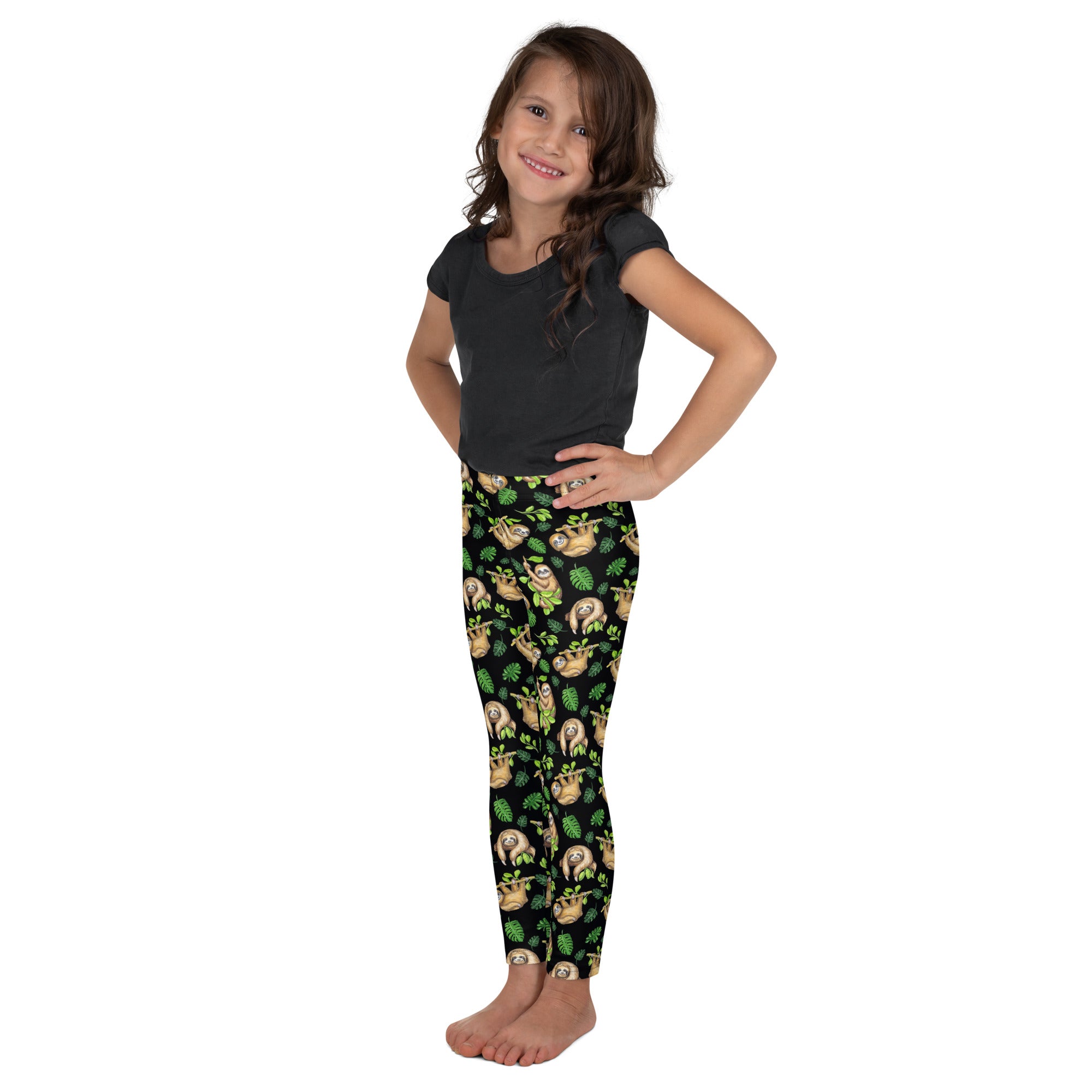 Happy Sloth Kids' Leggings (Ages 2 - 7)